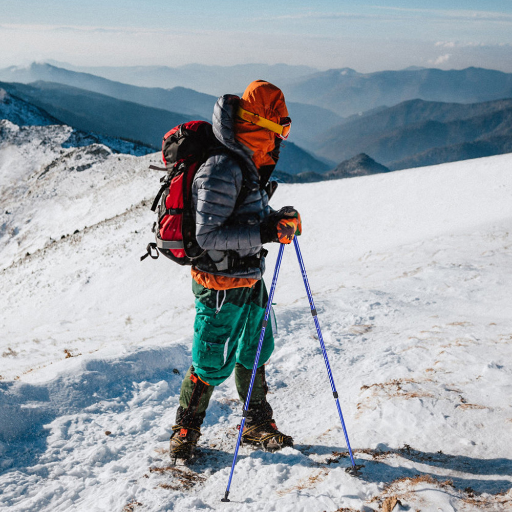 Costway Navy Adjustable Hiking Pole 65 to 135cm Image 4