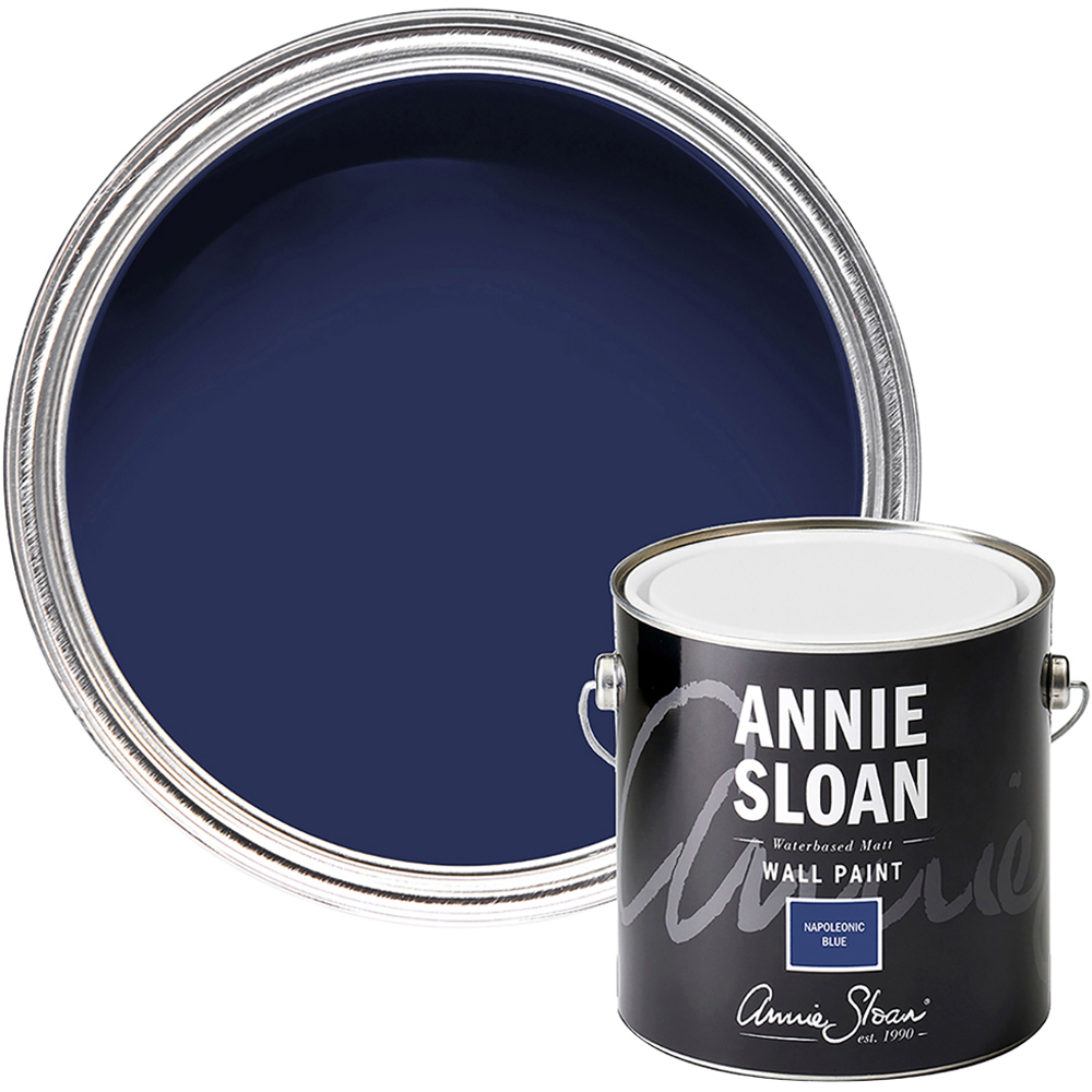 Annie Sloan Napoleonic Blue Matt Wall Paint 2.5L Image 1
