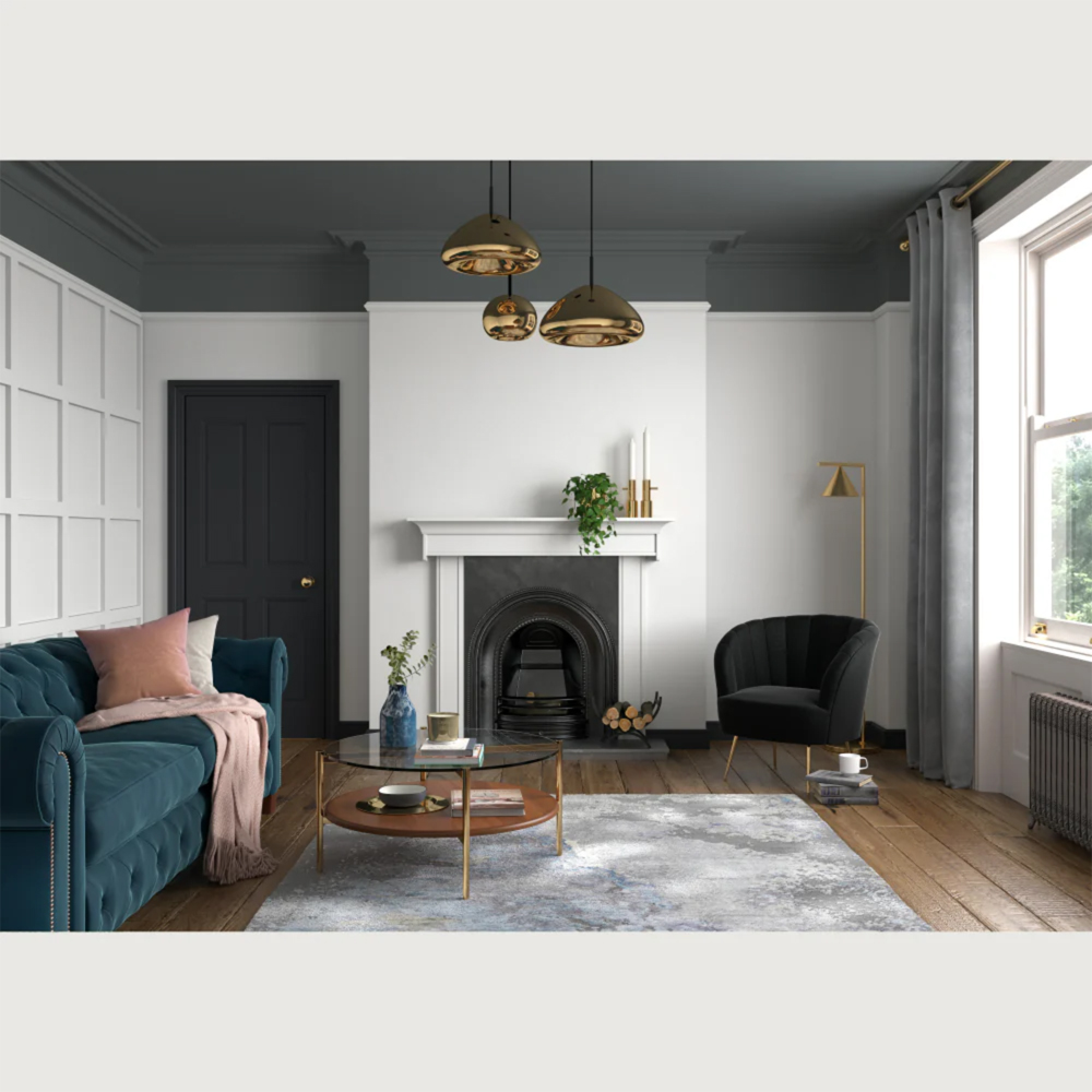 Dulux Heritage Walls and Ceilings Mallow White Velvet Matt Emulsion Paint 1L Image 4
