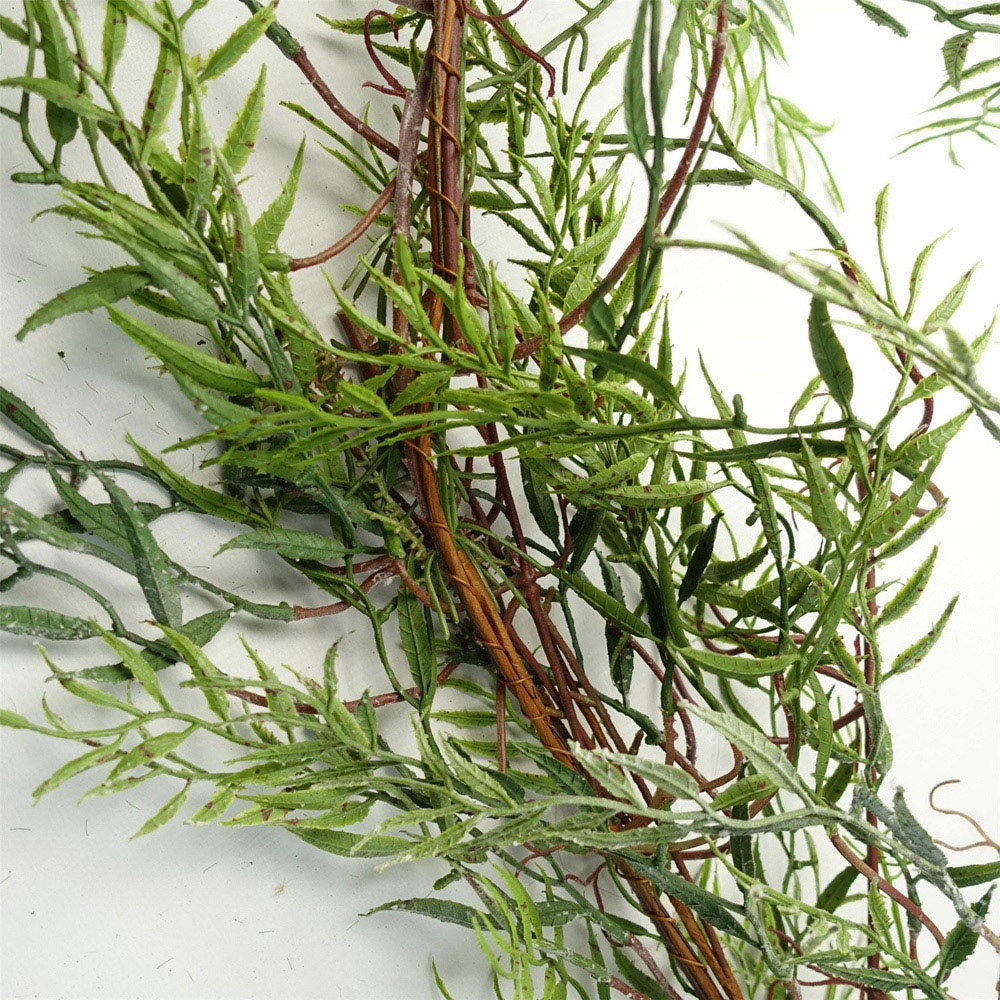 Leaf Trailing Willow Hanging Artificial Garland 200cm Image 3