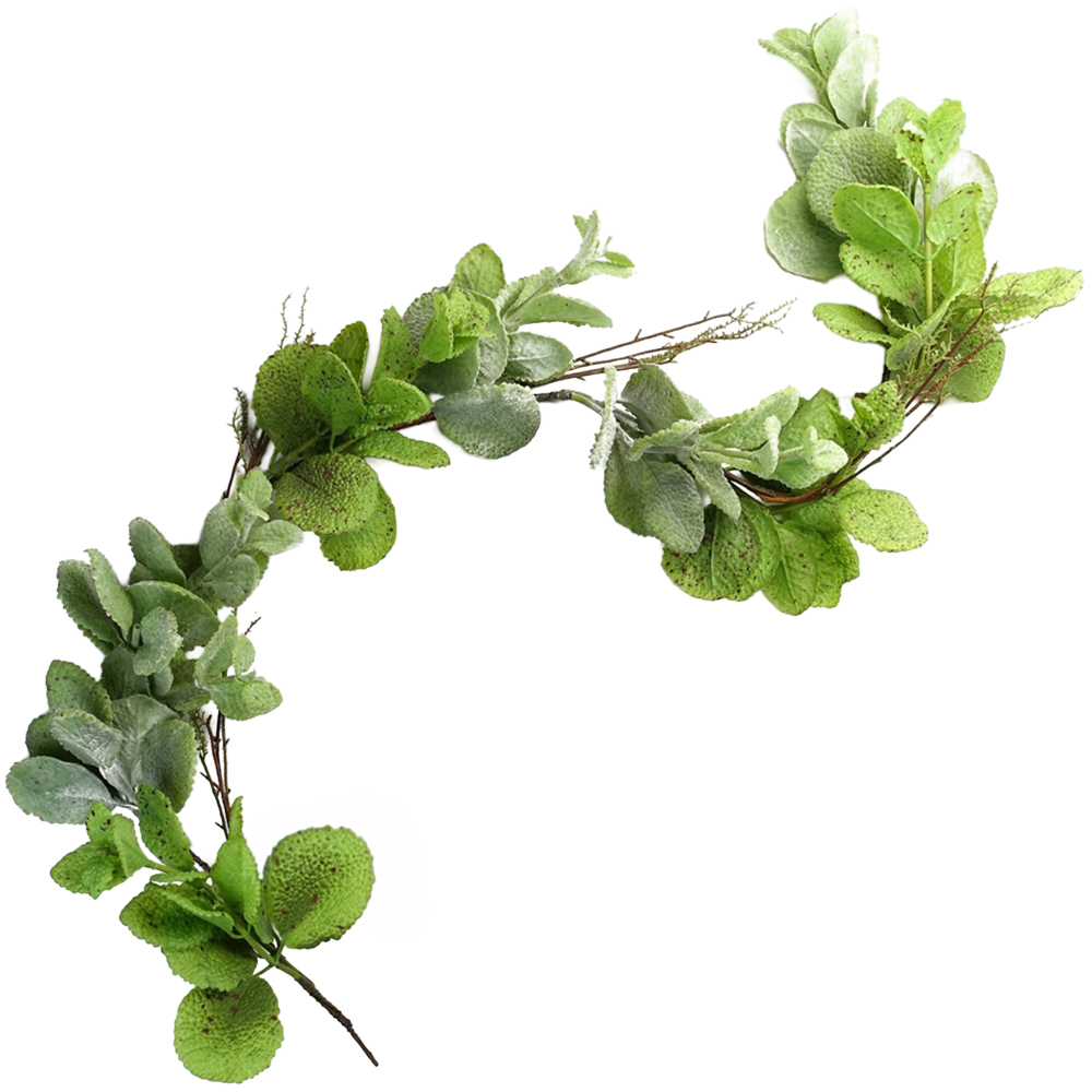 Leaf Trailing Mint Leaf Hanging Artificial Garland 125cm Image 1