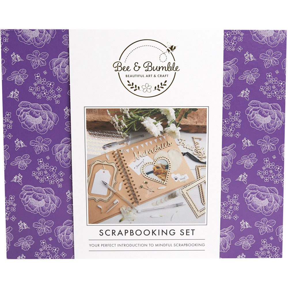 Bee & Bumble Kraft Scrapbooking Set Craft Kit Image 1