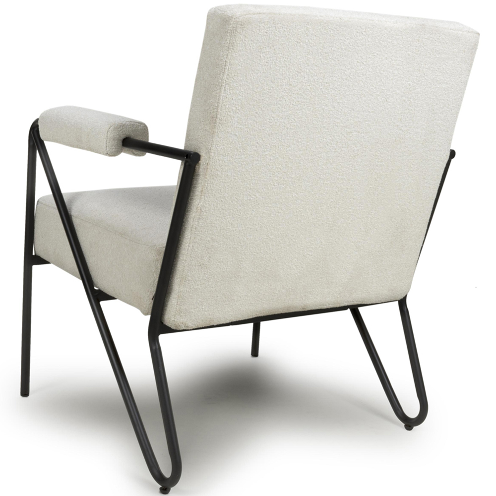 Oslo Speckled Natural Armchair Image 3