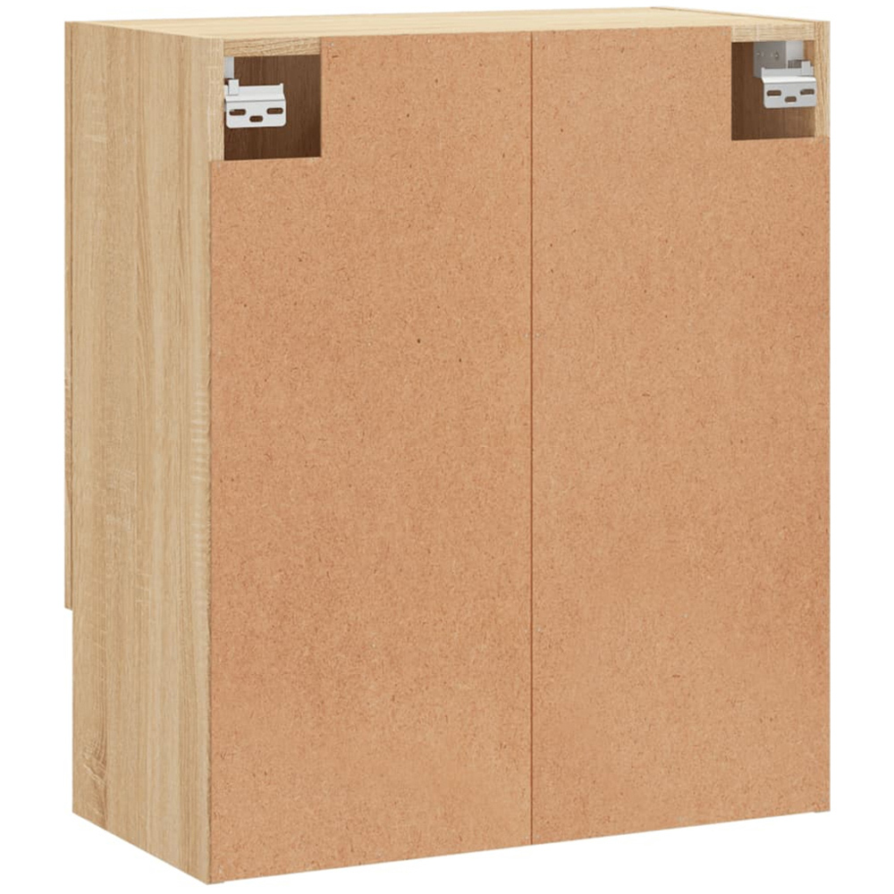 vidaXL 2 Door Single Shelf Sonoma Oak Wall Cabinet Image 8