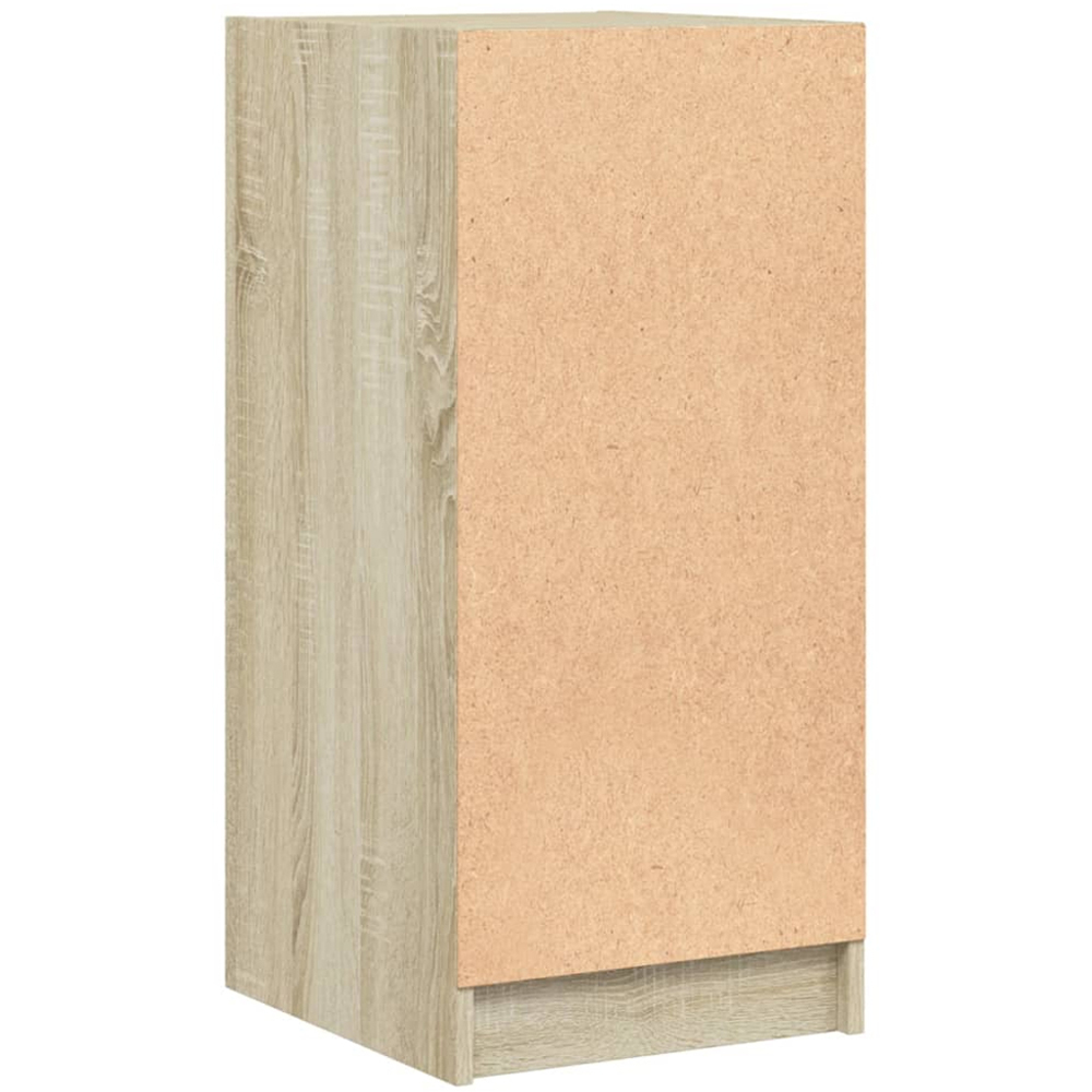 vidaXL Single Door Sonoma Oak Side Cabinet Image 7