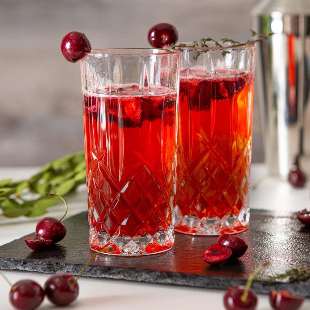 RCR Crystal Orchestra Cut Highball Cocktail Glass 396ml 12 Pack Image 2