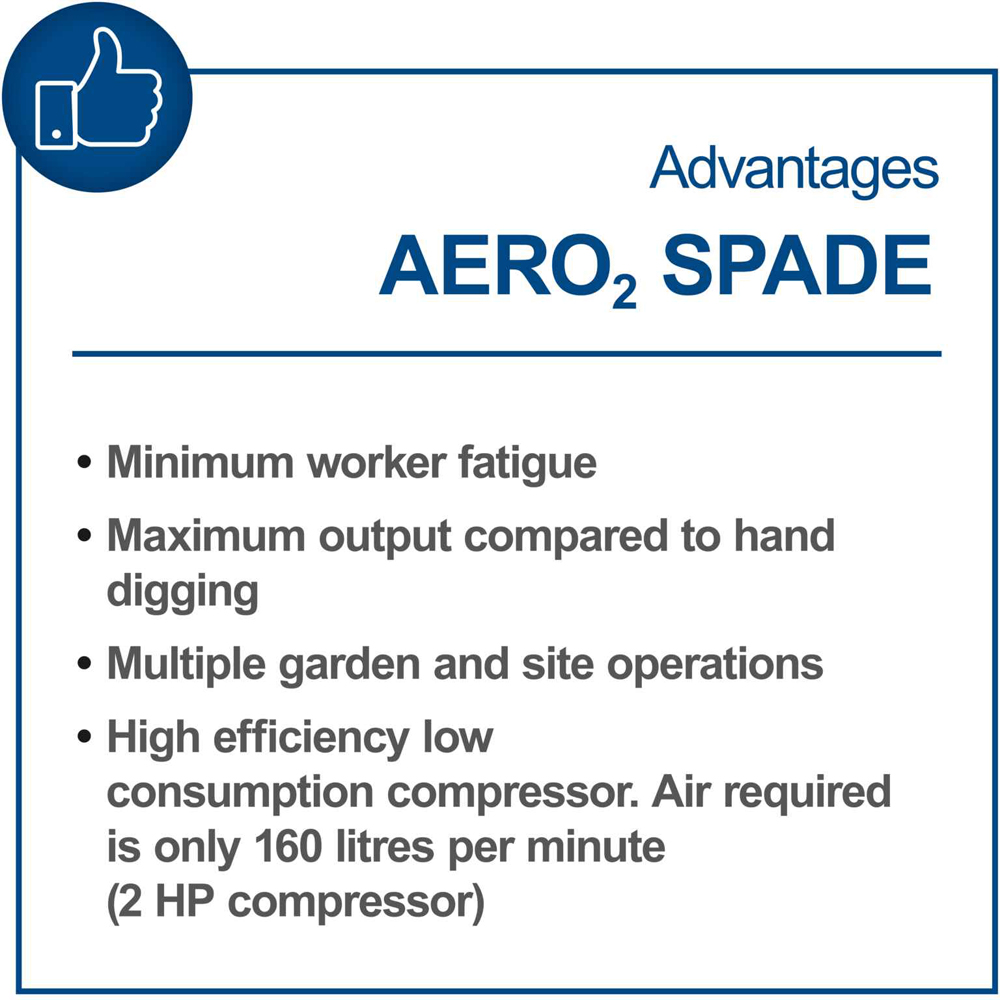 Scheppach Aero² Spade 27J 5-in-1 Pneumatic Air Spade Image 6