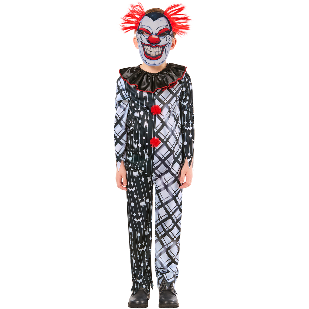 Rubies Masquerade Kids Monochrome Sinister Clown Suit Small Image 3