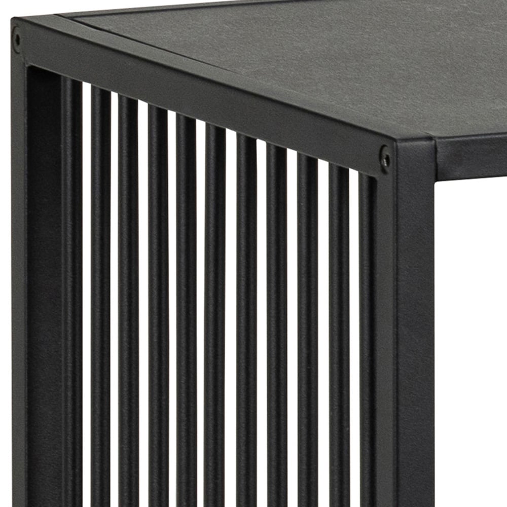 Florence Strington 2 Shelf Black Bookcase Image 5