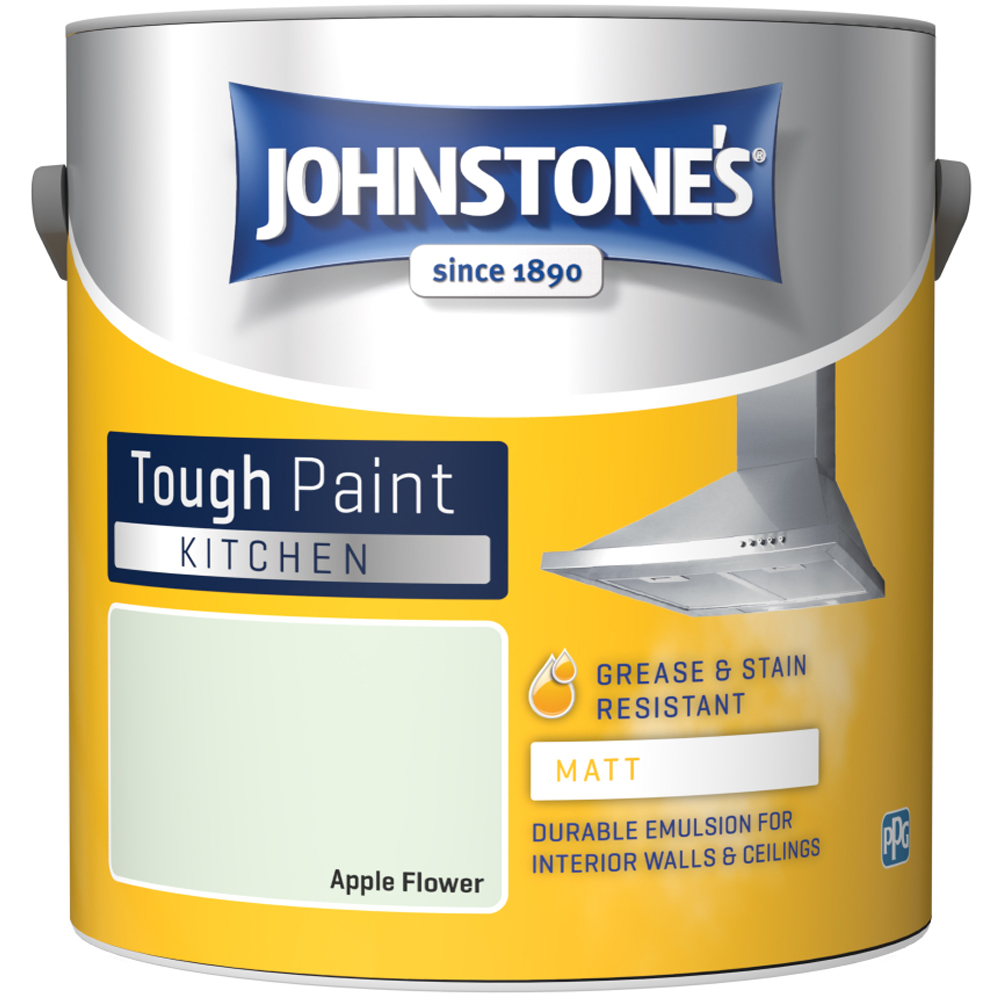 Johnstone's Kitchen Apple Flower Matt Emulsion Paint 2.5L Image 2