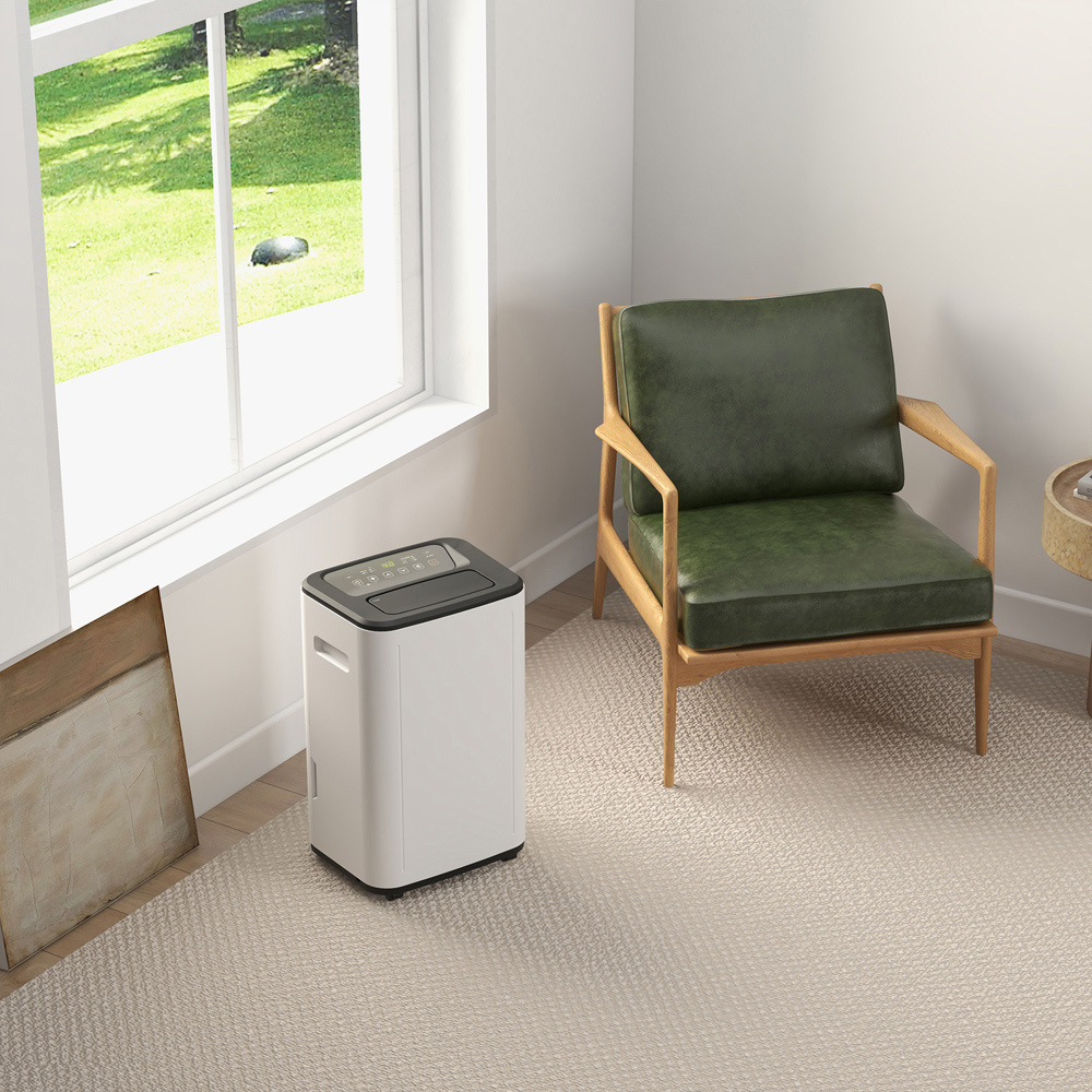 HOMCOM White Portable Quiet Dehumidifier 6L Image 5