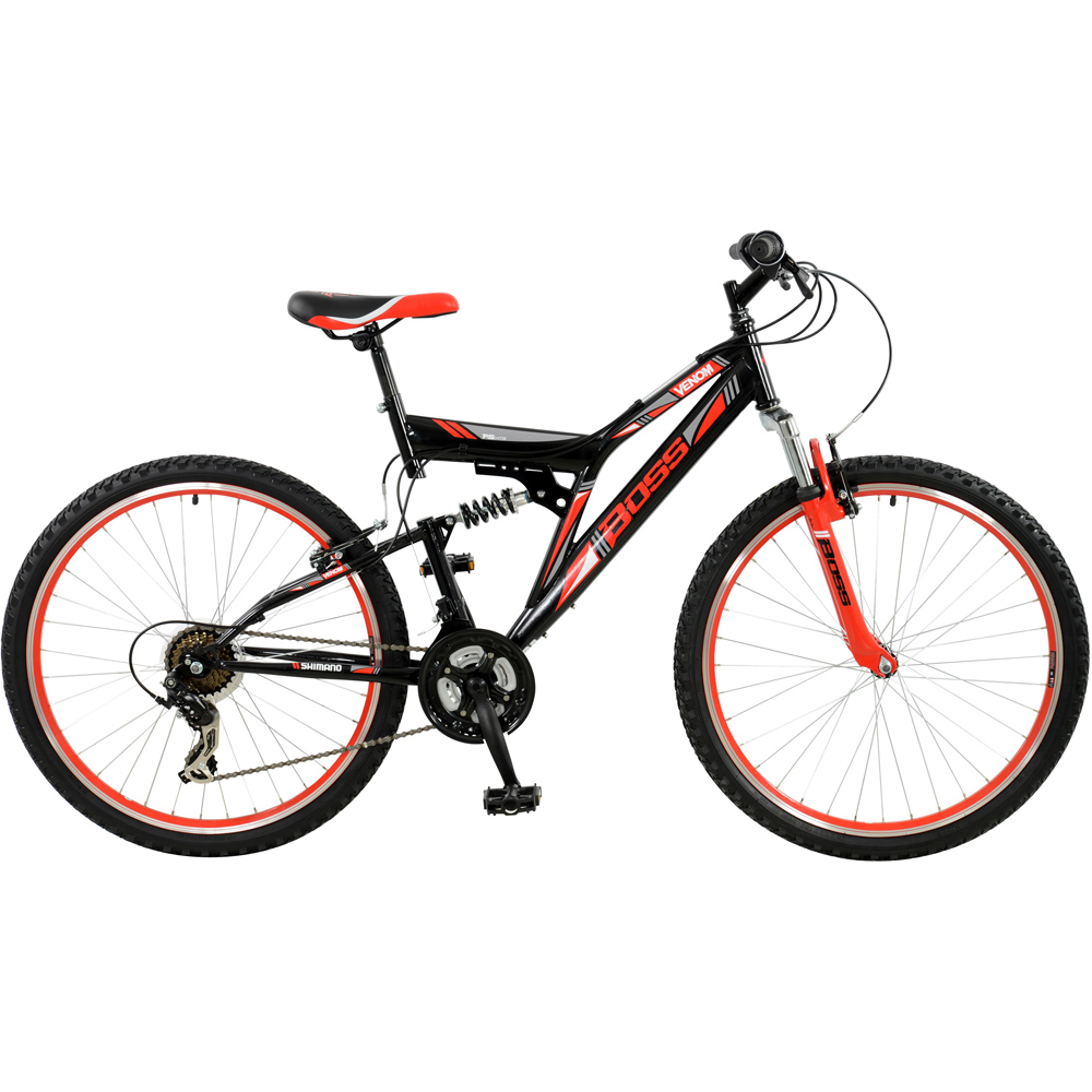 Boss Venom 26 inch Black and Red Mountain Bike Image 1