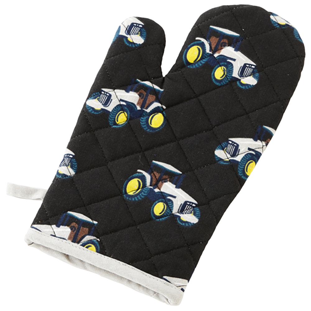 Highlands Homeware Elizabeth Tractor Single Oven Mitt Grey Image 1