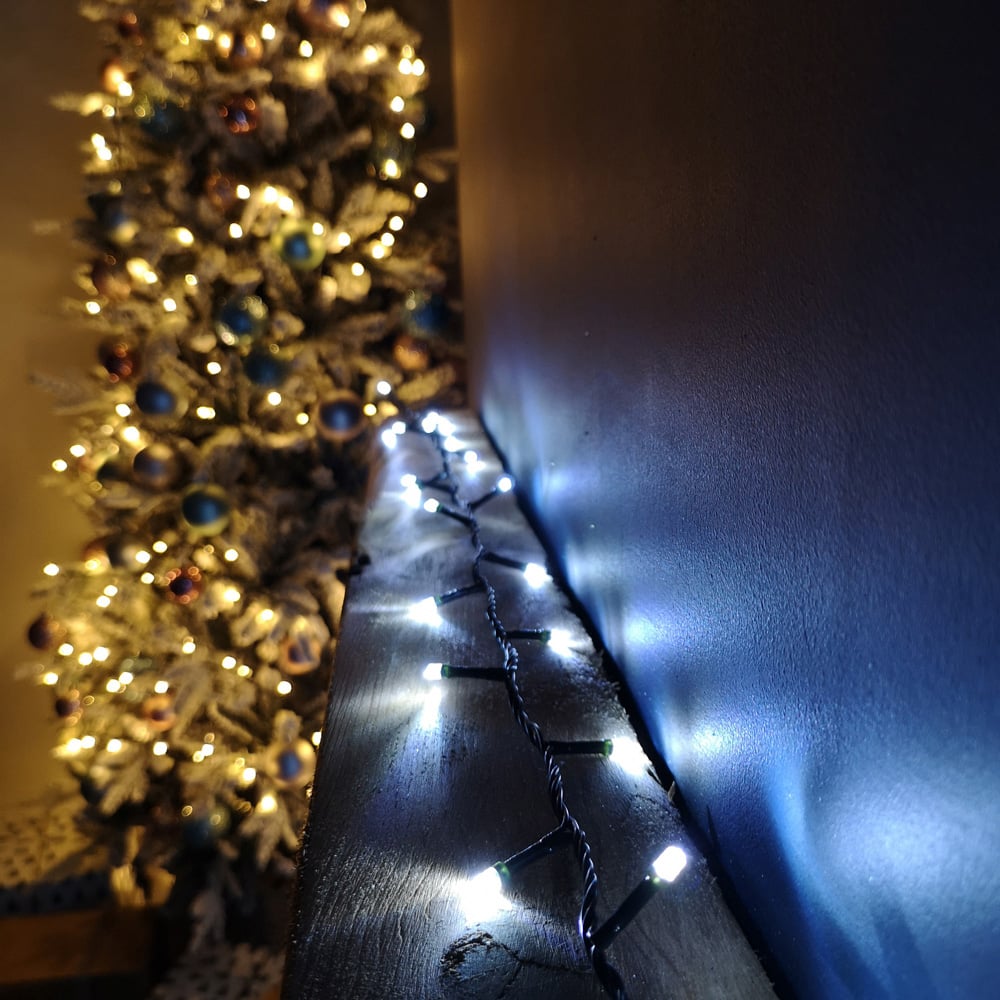 Samuel Alexander 240 White and Warm White LED Colour Changing String Lights Image 1