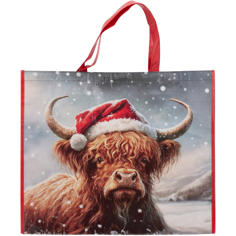 Large Highland Cow Shopper Bag Image 2