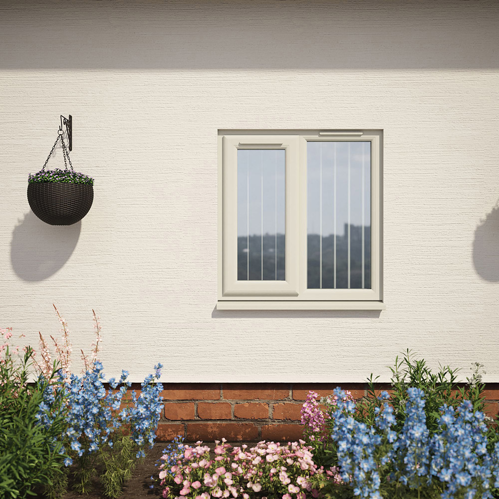 Crystal Agate and White LH Side Hung Next to a Fixed Obscure Double Glazed Window 905 x 965mm Image 5