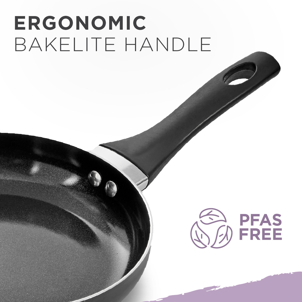Blackmoor 20cm Black Ceramic Non-Stick Frying Pan Image 7