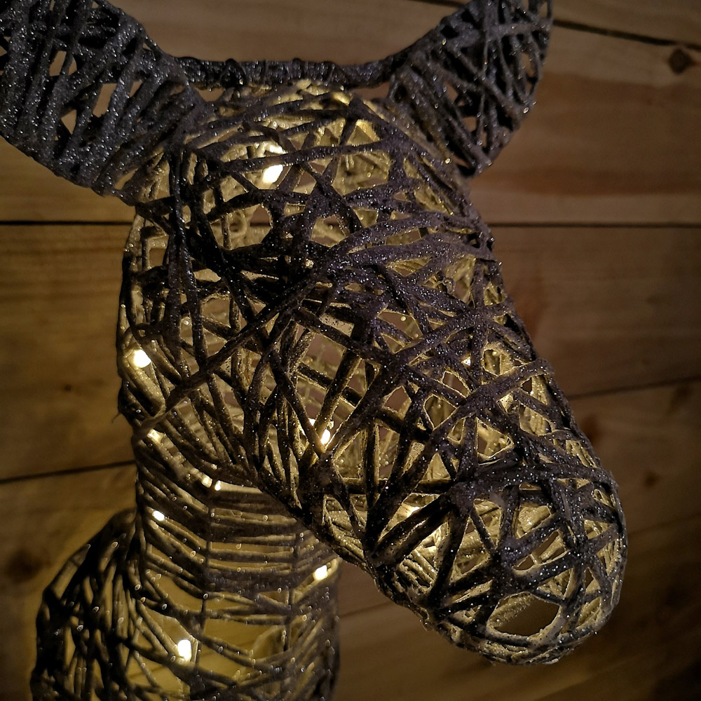 Samuel Alexander Christmas Stag Wall Hanging Decoration 55 x 69cm Image 3