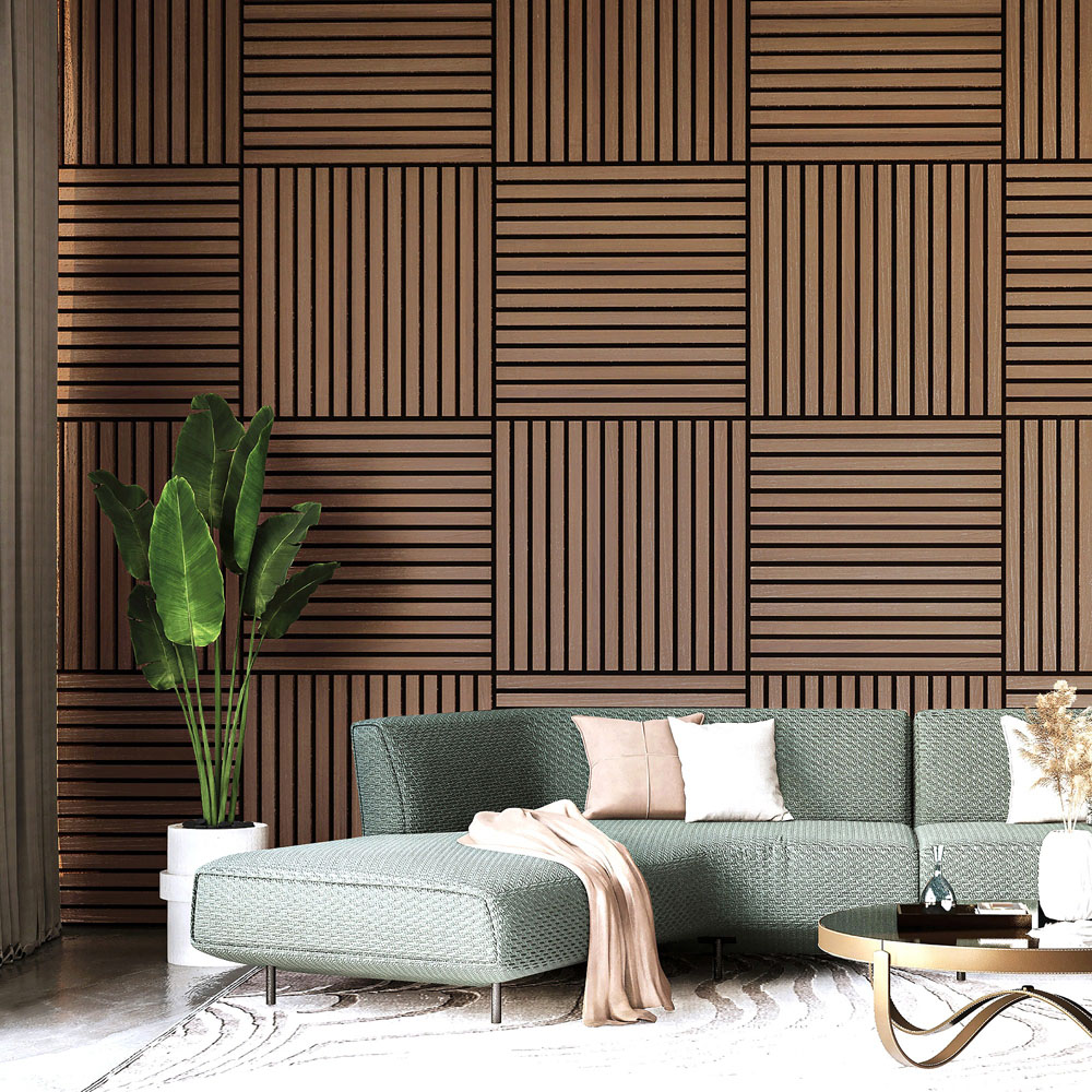 Wallsupply UltrAcoustic Eco Wallnut Acoustic Wall Panel 6 Pack Image 6