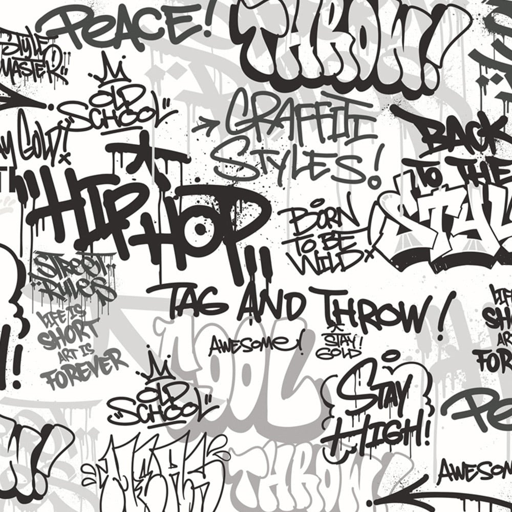 Origin Murals Mono Graffiti Wall Mural Image 2