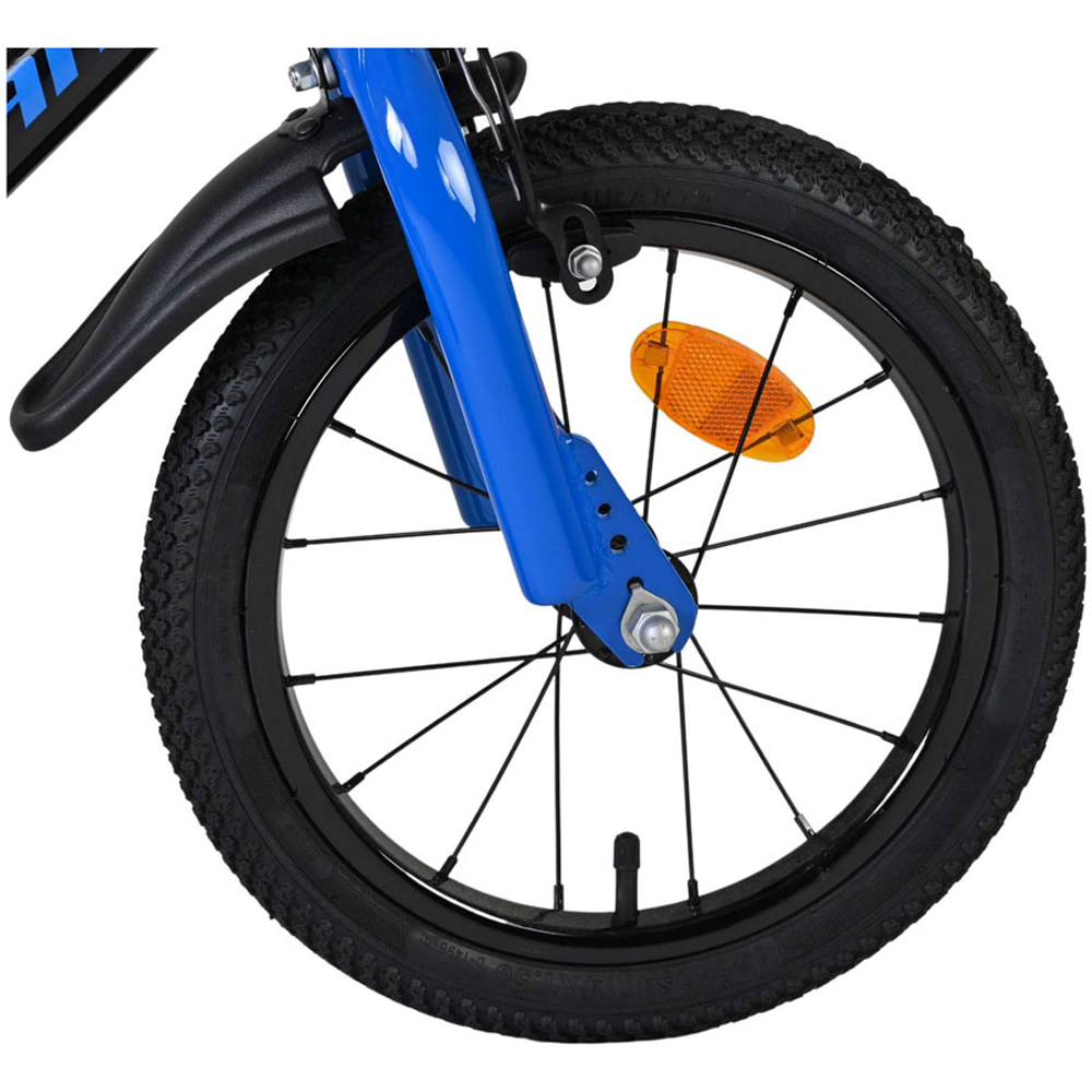 Volare Super GT Kids 14 inch Blue Bike with Stabilisers Image 8