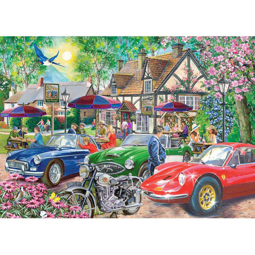 The House of Puzzles Plough Inn 500 Piece Big Jigsaw Puzzle Image