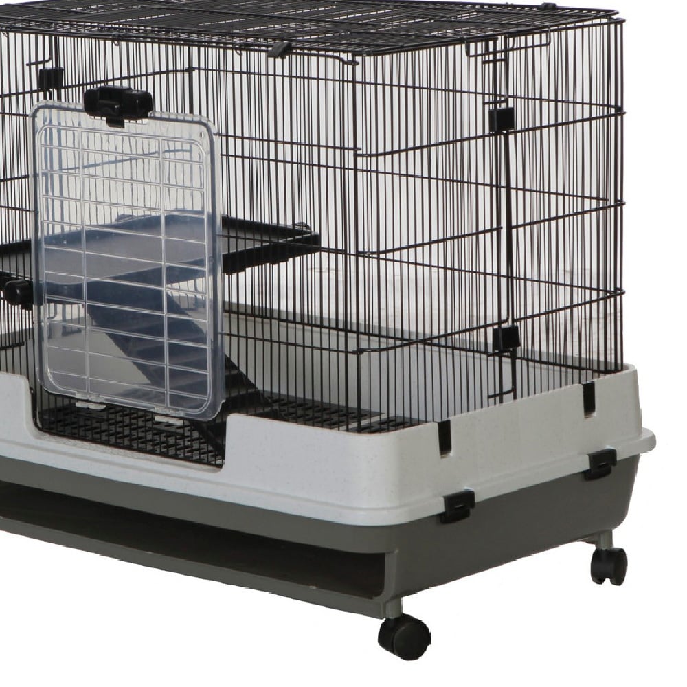 Little Friends Chatsworth Black Small Animal Cage Image 3