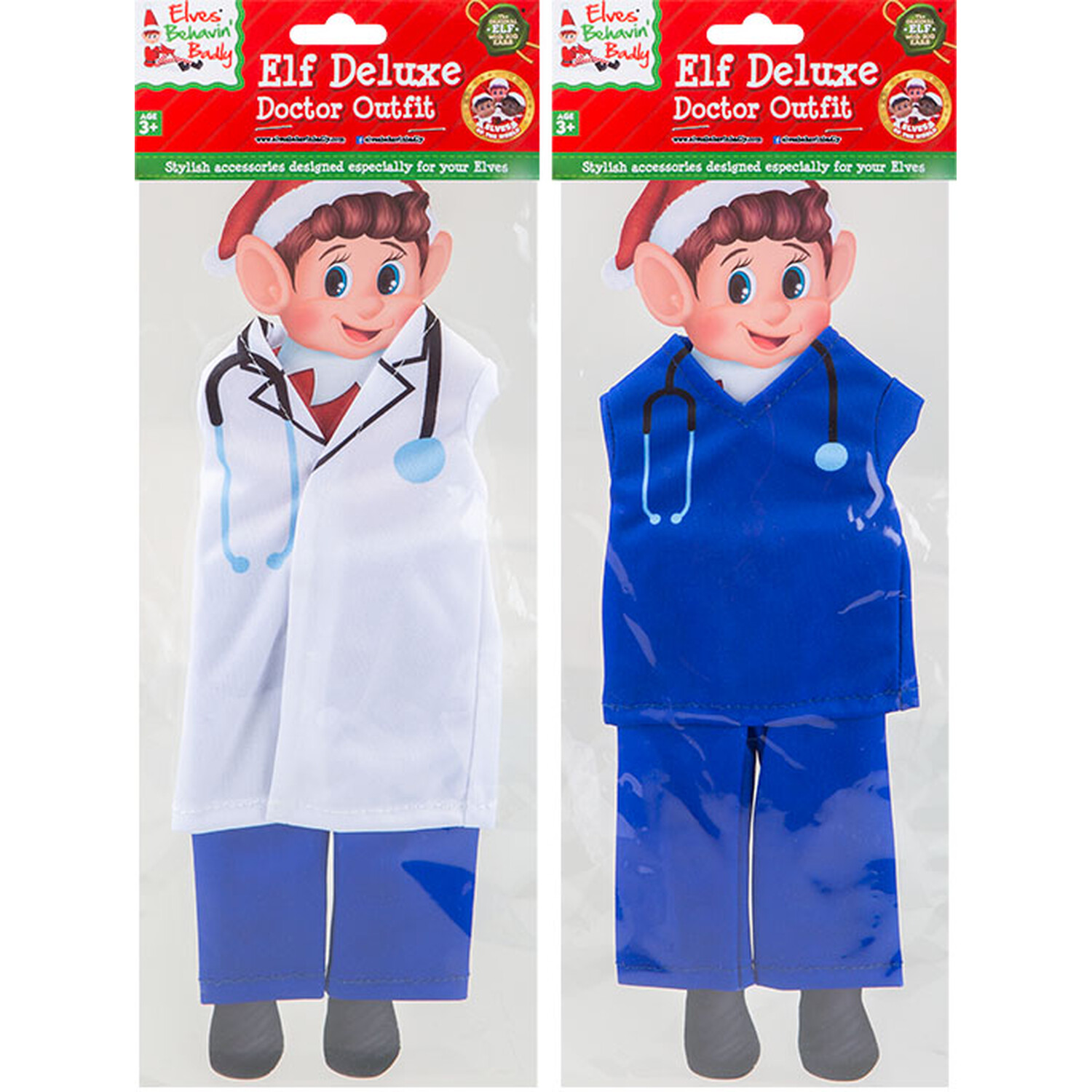 Single Elves Behavin' Badly Elf Doctor Outfit in Assorted styles Image