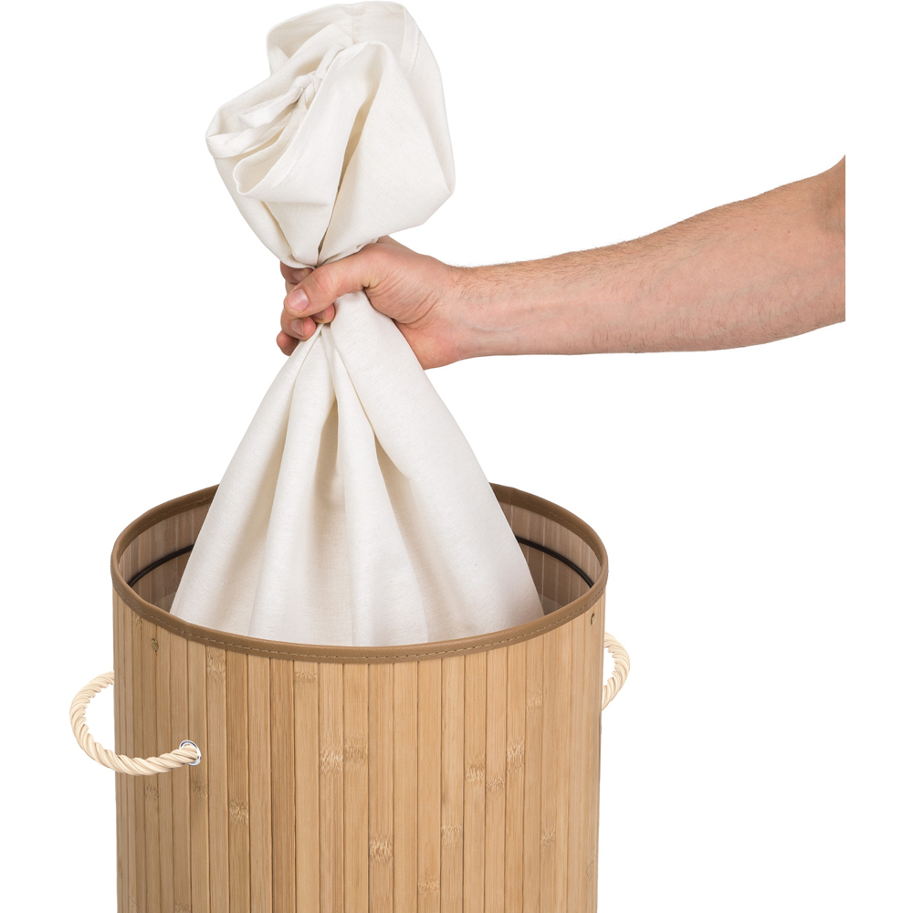 tectake Laundry Hamper with Lid Image 4