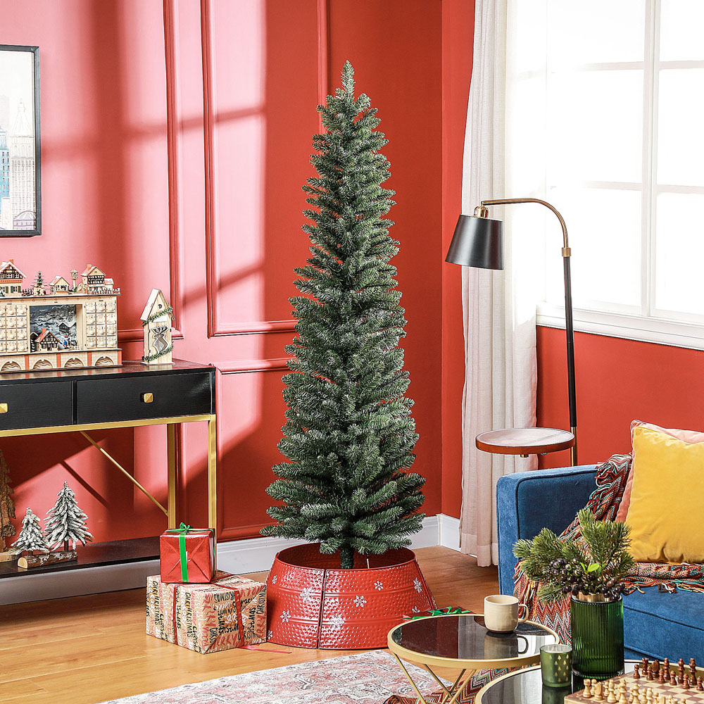 Everglow Pencil Artificial Christmas Tree with Branches 6ft Image 2