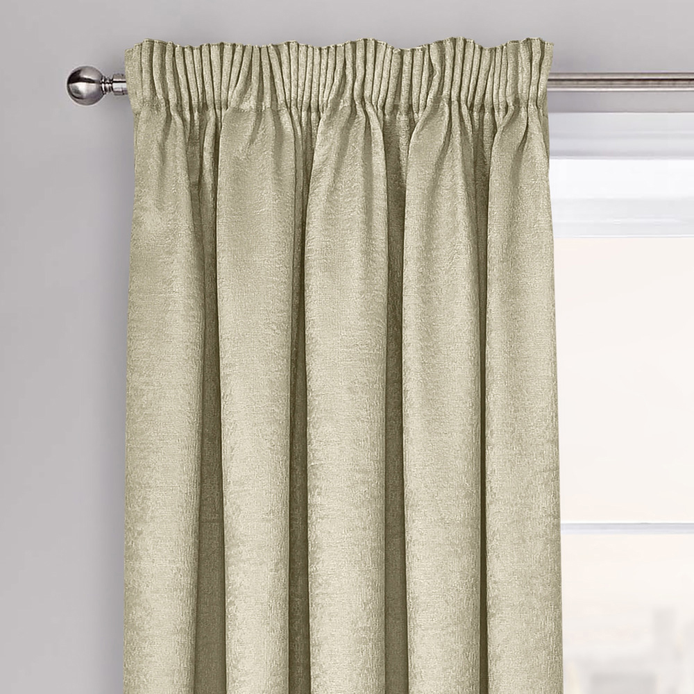 Velosso Westwood Latte Tape Top Curtains 117 x 183cm Image 2