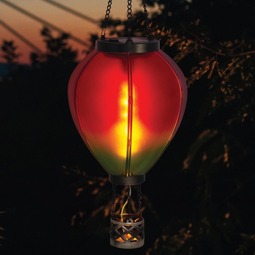 Gardenkraft Solar Hot Air Balloon Lantern Image 2