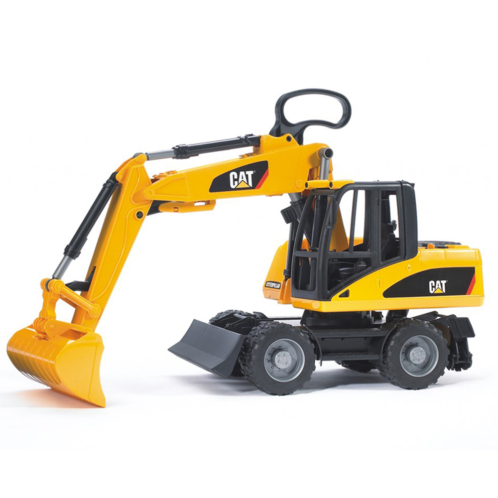 Bruder Kids Cat Wheel Construction Loader with Excavator Playset Model Image 5