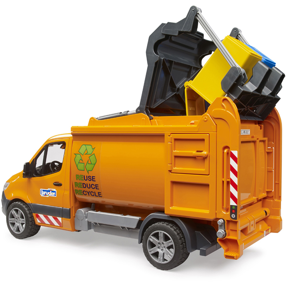 Bruder Kids MB Sprinter Municipal Garbage Truck Playset Model Image 6