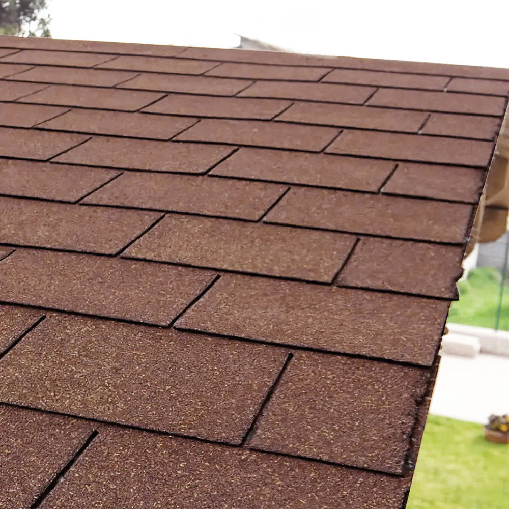 Living and Home 18 Piece Brown Forest 3‑Tab Asphalt Shingles Bitumen Roofing 335 x 990mm Image 3