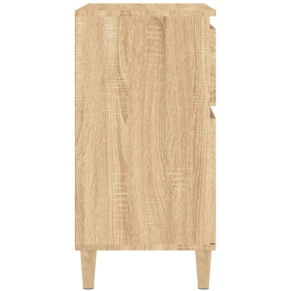 vidaXL 2 Door 2 Drawer Sonoma Oak Sideboard Image 7