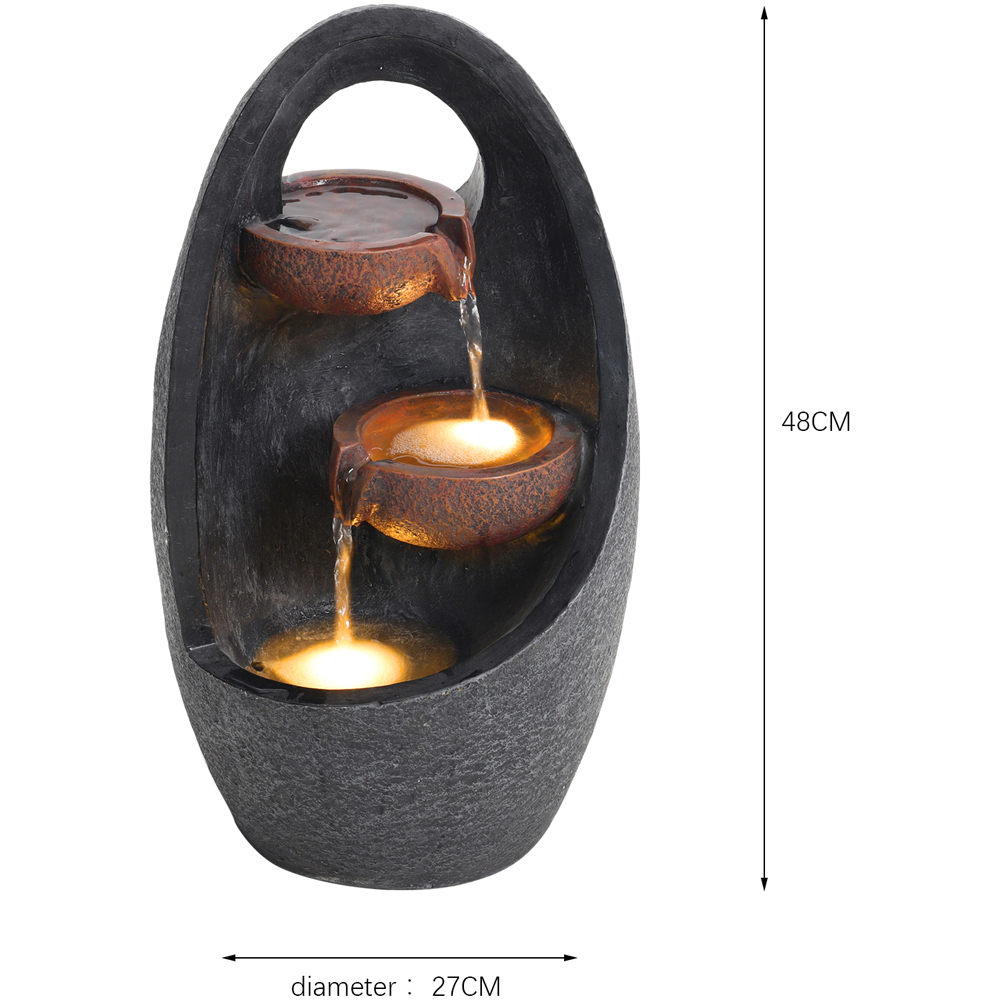 Living and Home Egg-Shaped Electric Water Feature Image 8