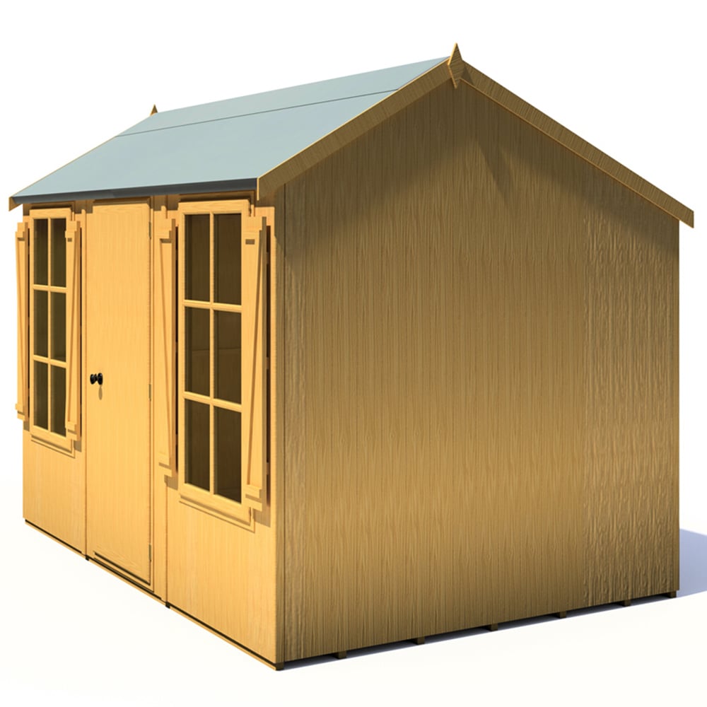 Shire 10 x 7ft Pressure Treated Holt Apex Garden Shed Image 3