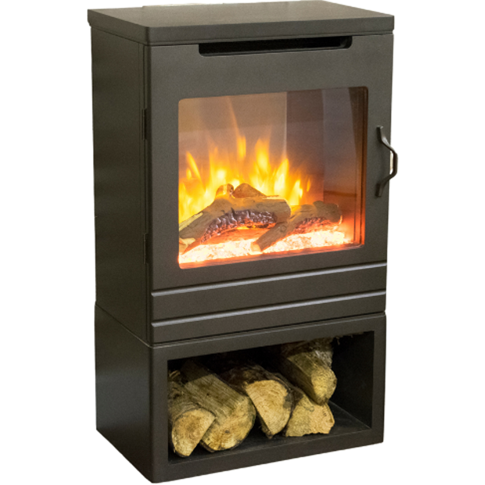 Suncrest Matfen Black Textured Electric Stove Image 1