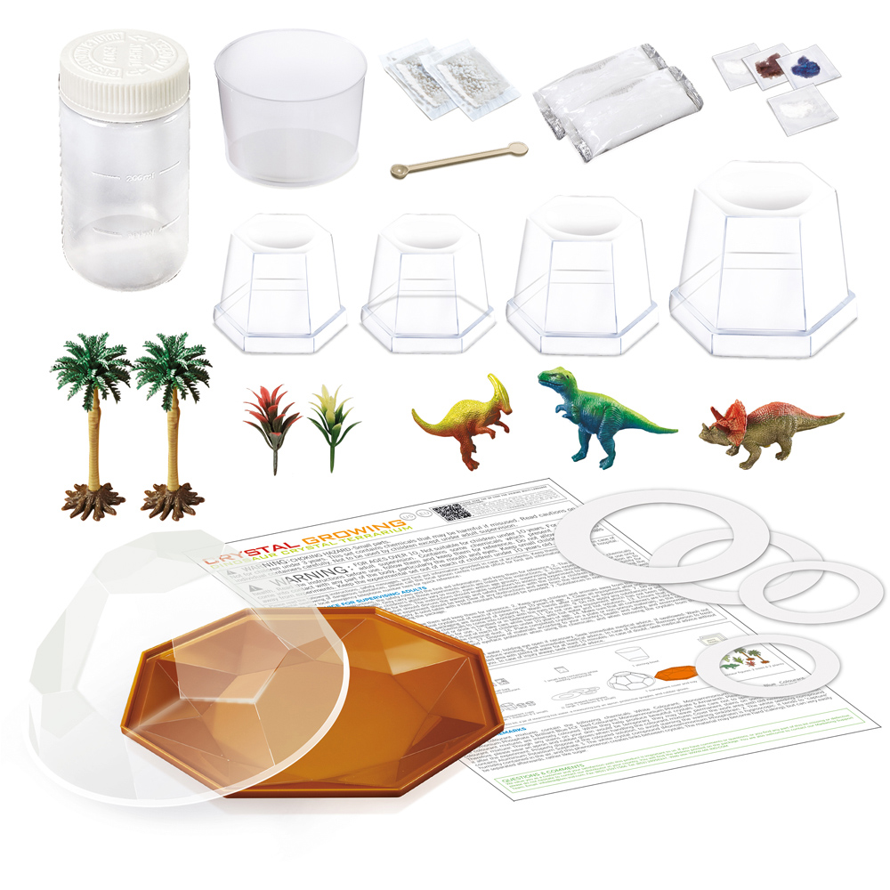 4M Crystal Growing Dinosaur Terrarium Image 3