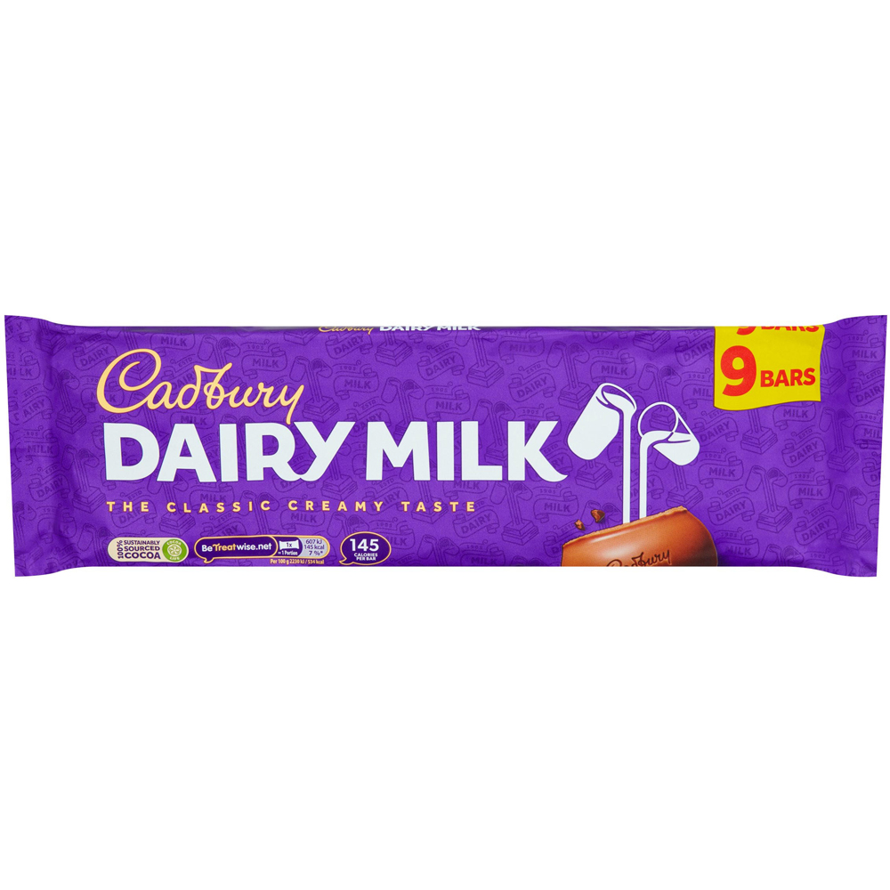 Cadbury Dairy Milk 9 Pack Image