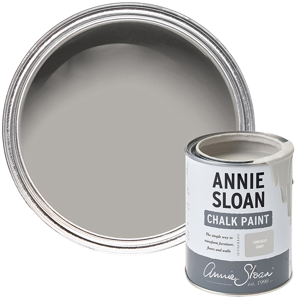 Annie Sloan Chicago Grey Matt Chalk Paint 1L Image 1