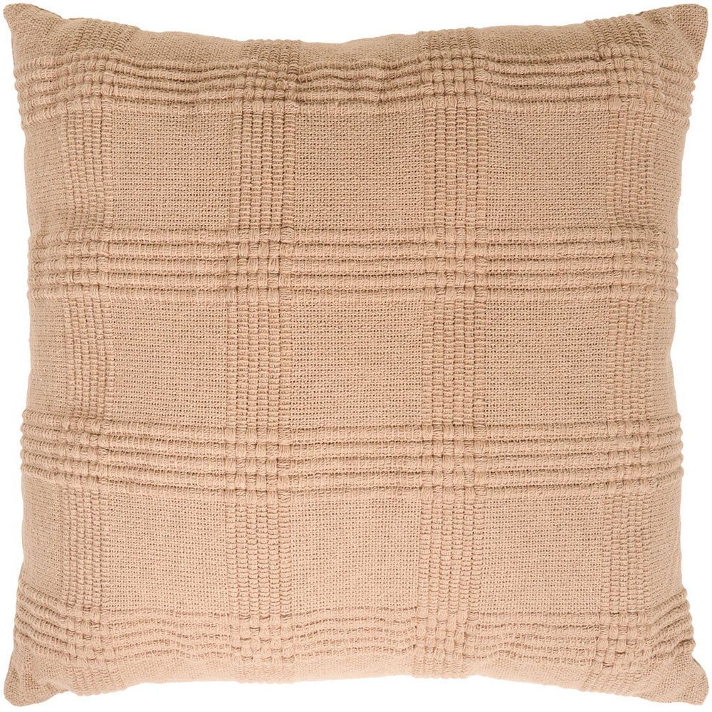 Ashworth Textured Cushion Mocha Image 1