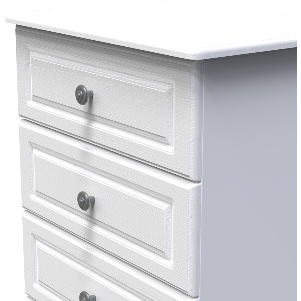 Crowndale Pembroke 4 Drawer Matt White Midi Chest of Drawers Ready Assembled Image 5