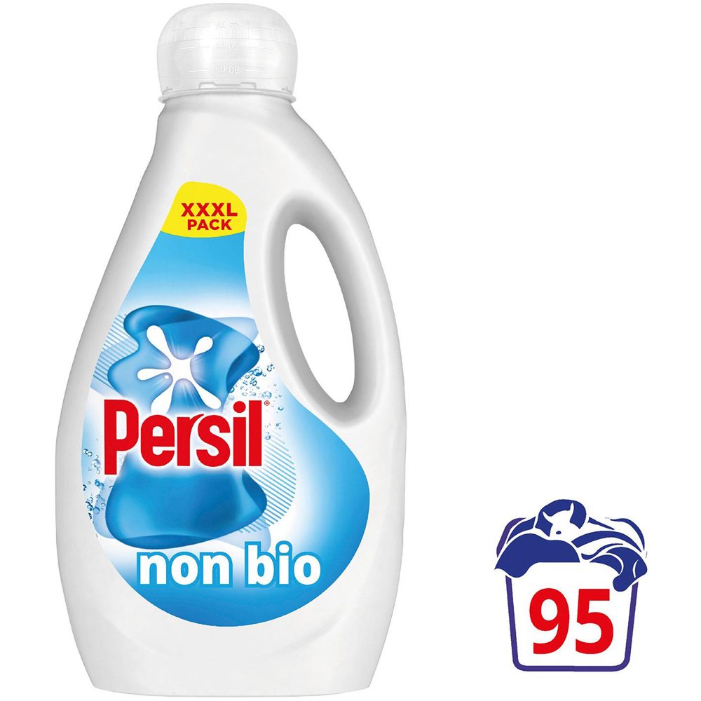 Persil Non Bio Liquid Detergent XXXL 190 Washes 2.565L Image 4