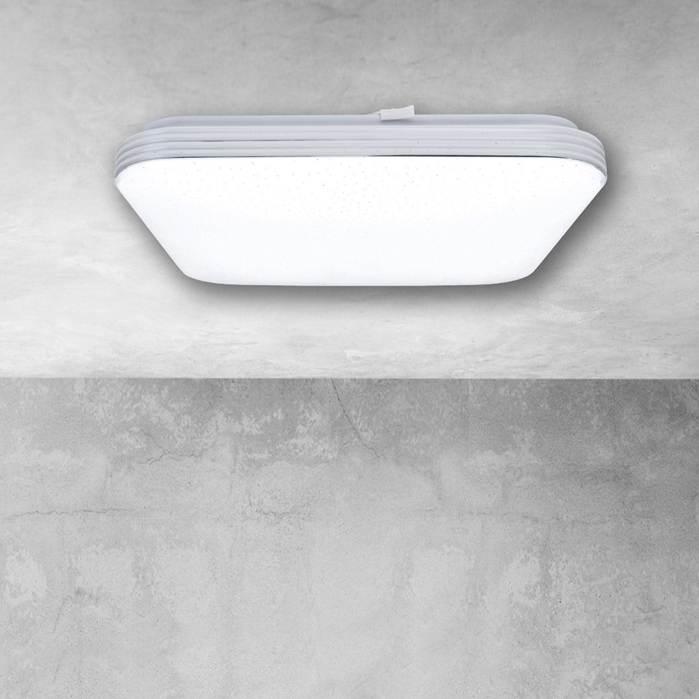 Milagro Palerm White LED Ceiling Lamp 230V Image 2