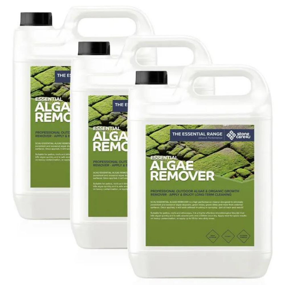 StoneCare4U Essential Algae Remover 5L 3 Pack Image 1