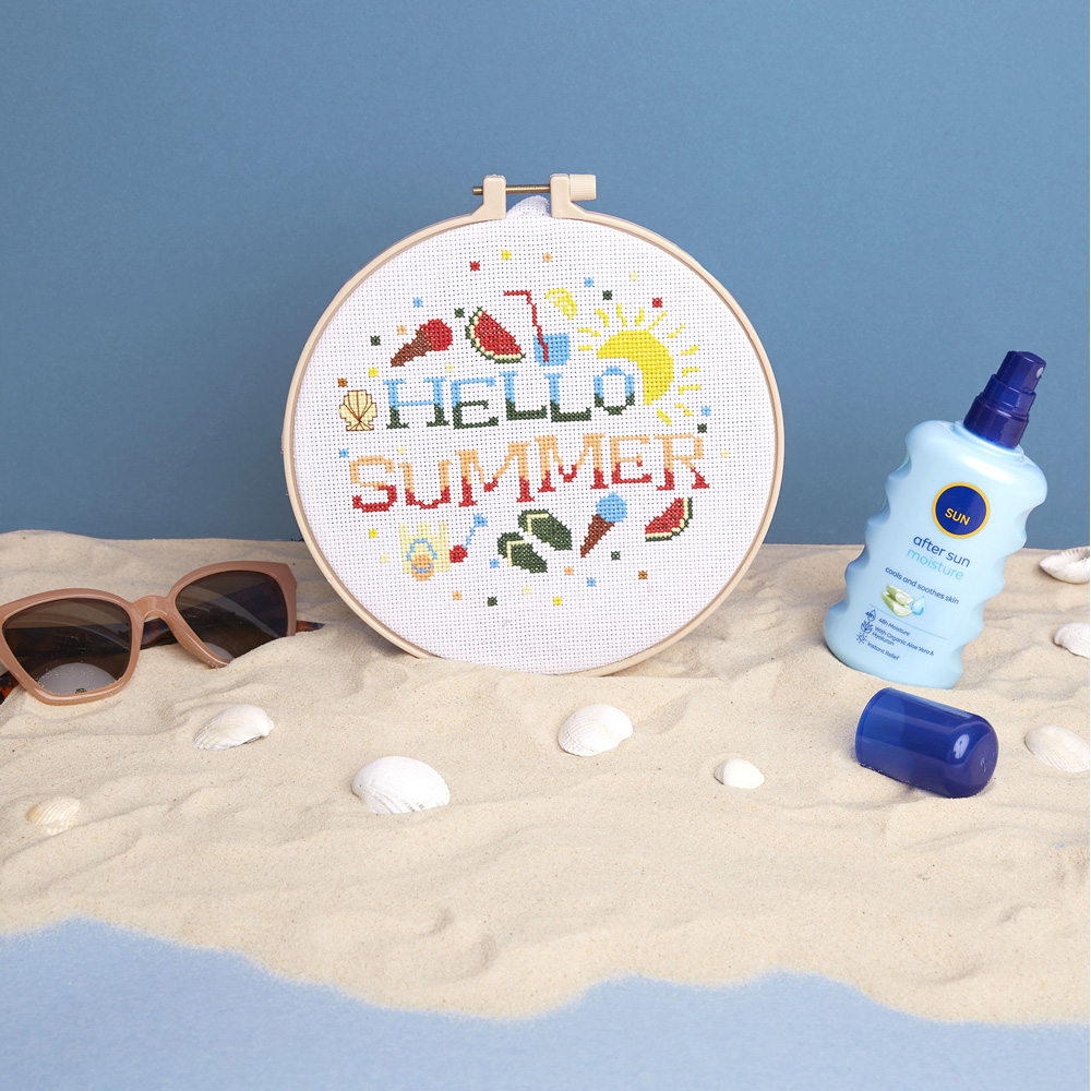 Simply Make Hello Summer Cross Stitch Craft Kit Image 8