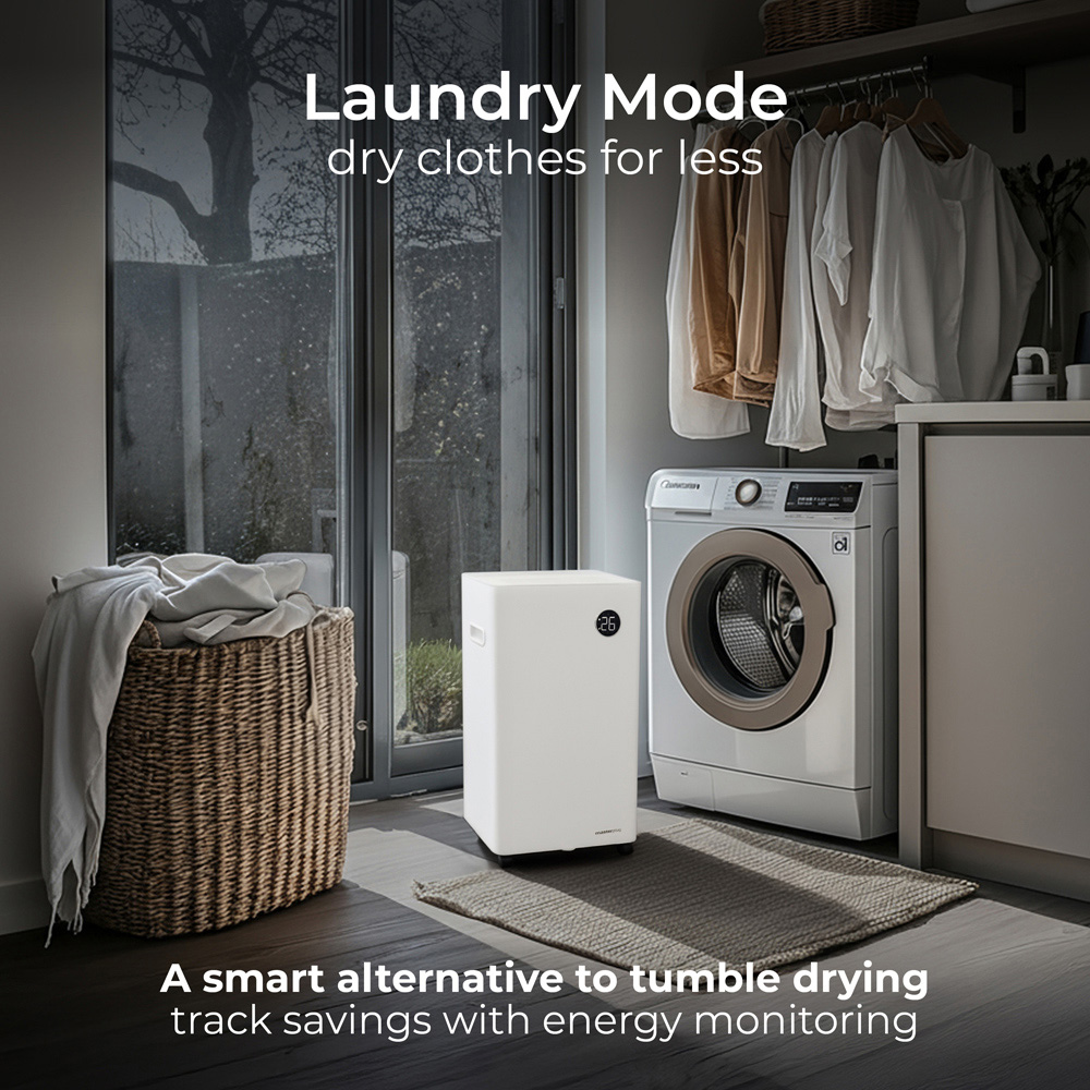 Masterplug SmartEnergy Puredry 3-in-1 Dehumidifier 380W 20L Image 8