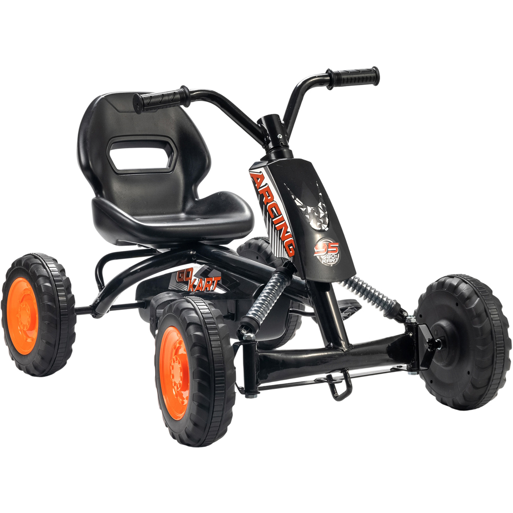 Tommy Toys AIYAPLAY Black Kids Pedal Go Kart Image 1